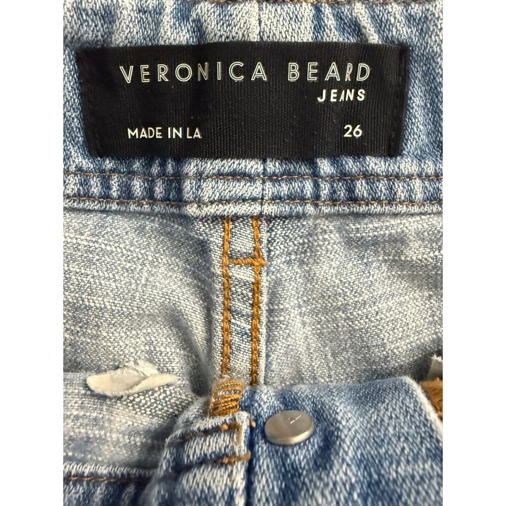 Veronica Beard Light Blue Straight-Leg Jeans - Picture 7 of 13